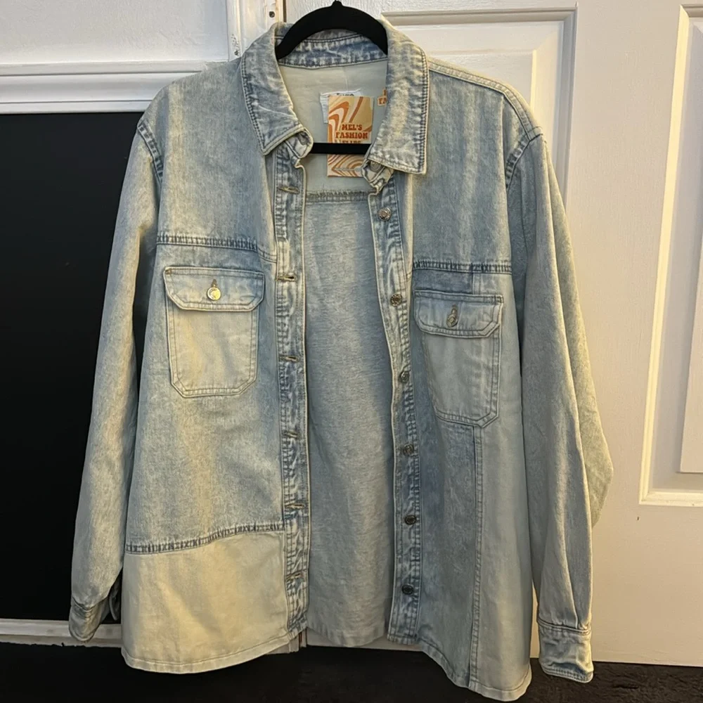 Oversized Jean jacket - Picture 2 of 2